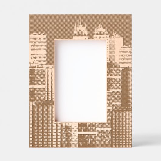 Cityscape Design Laser Gegraveerde Lijstjes (Voorkant)