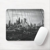 Cityscape door brugkabels muismat (Met muis)