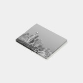 cityscape en White Seattle Post-it® Notes (Schuin)
