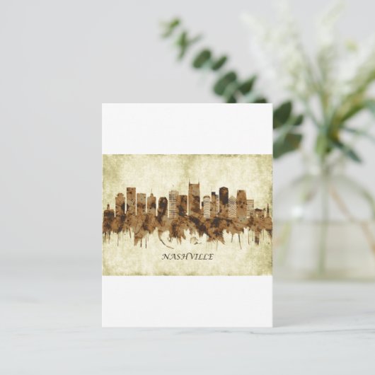 Cityscape Feestdagenkaart (Staand voorkant)