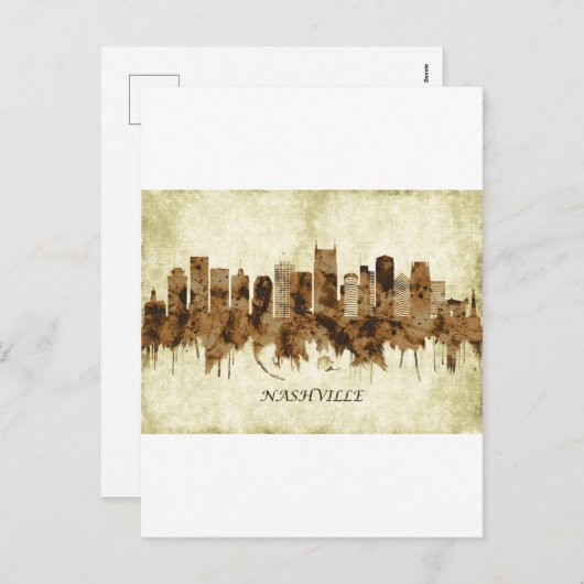 Cityscape Feestdagenkaart (Voorkant / Achterkant)