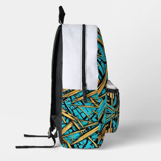 Cityscape gouden cyaan rugzak (Links)