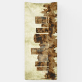 Cityscape Greenville South Carolina Spandoek (Verticaal)