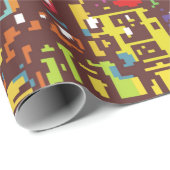 Cityscape hand drawn illustrationart,street,city,s cadeaupapier (Rol Hoek)