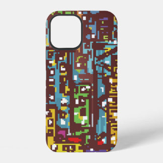 Cityscape hand drawn illustrationart,street,city,s iPhone 12 hoesje