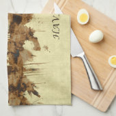 Cityscape Havana Cuba Theedoek (Quarter Fold)