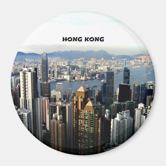 Cityscape Hong Kong Magneet (Voorkant)