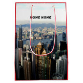 Cityscape Hong Kong Medium Cadeauzakje (Achterkant)