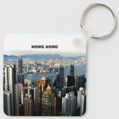 Cityscape Hong Kong Sleutelhanger (Achterkant)