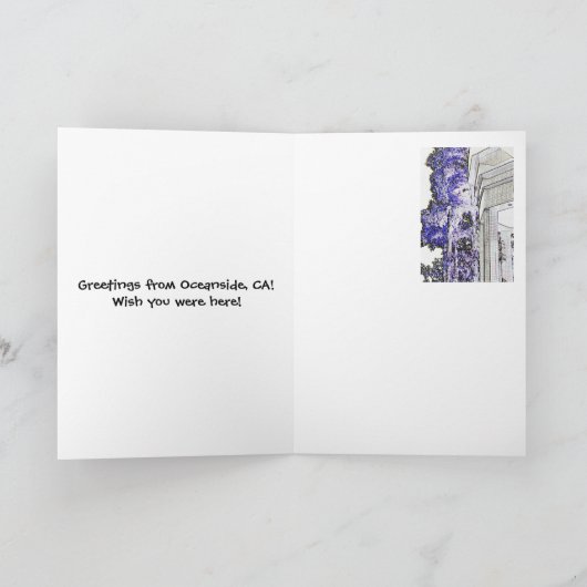 Cityscape in Oceanside, CA Kaart (Binnen)