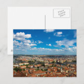 Cityscape in Praag Briefkaart (Voorkant / Achterkant)