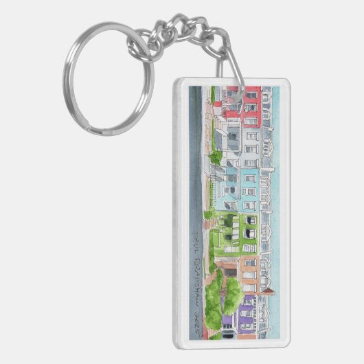 cityscape keychain (Voorkant Links)