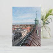 Cityscape Kopenhagen Bedankkaart (Staand voorkant)