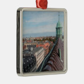 Cityscape Kopenhagen Metalen Ornament (Rechts)