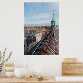 Cityscape Kopenhagen Poster (Keuken)