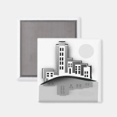 Cityscape Magneet (Voorkant / Achterkant)