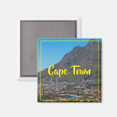 Cityscape Magnet uit Kaapstad (Voorkant / Achterkant)