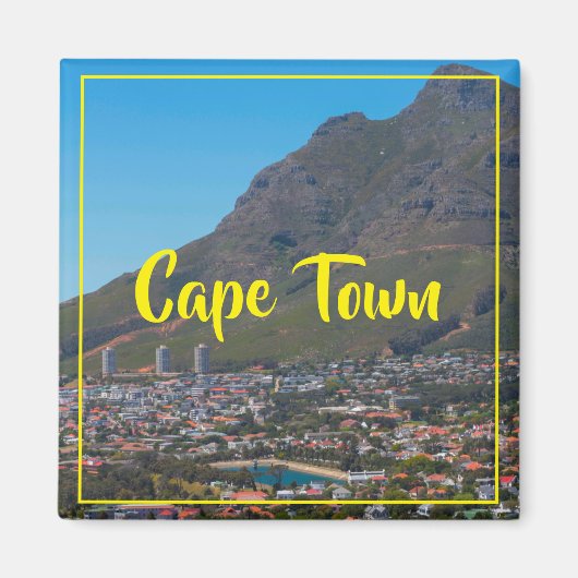 Cityscape Magnet uit Kaapstad (Voorkant)