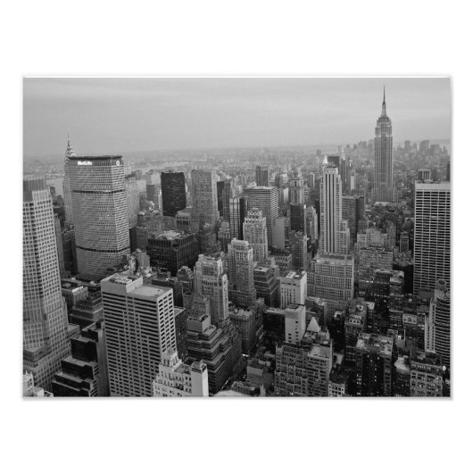 Cityscape, Manhattan Foto Afdruk (Voorkant)