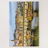 Cityscape met Ponte Vecchio, Florence, Italië Legpuzzel (Verticaal)