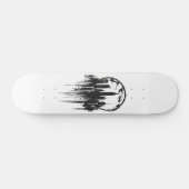 Cityscape monochromatische Logo Persoonlijk Skateboard (Horizontaal)