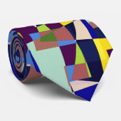 Cityscape Mosaic stropdas (Opgerold)