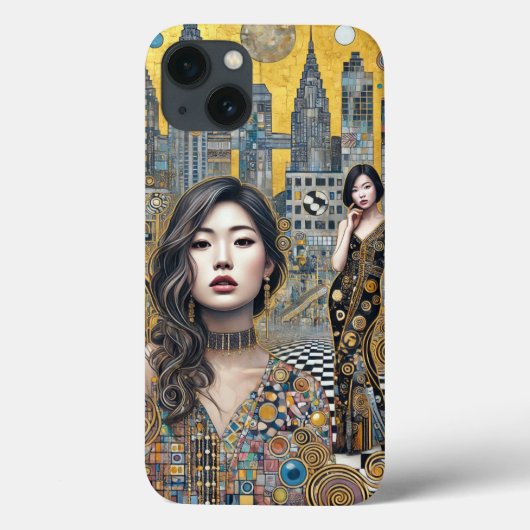 "Cityscape Muse" iPhone / iPad hoesje (Achterkant)