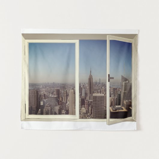 Cityscape New York City Wall Hanging Wandkleed (Voorkant (horizontaal))