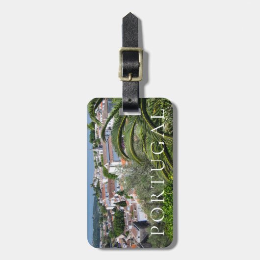 Cityscape of Aveiro, Portugal Bagagelabel (Voorkant verticaal)
