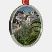 Cityscape of Aveiro, Portugal Metalen Ornament (Rechts)