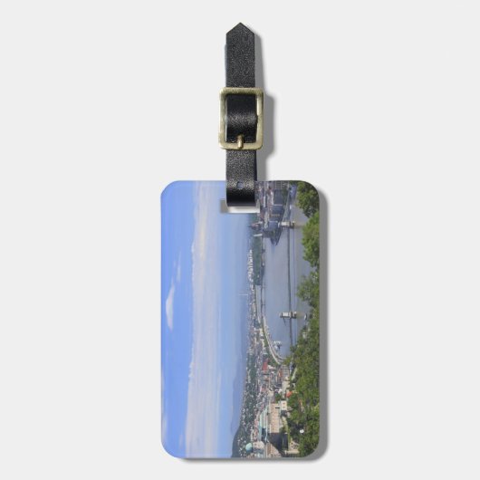 Cityscape of Budapest Bagagelabel (Voorkant verticaal)