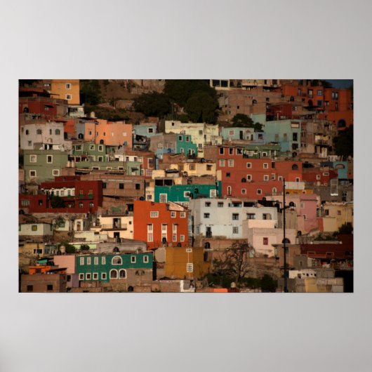 Cityscape of Guanajuato, Mexico Poster (Voorkant)