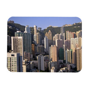 Cityscape of Hong Kong, China Magneet