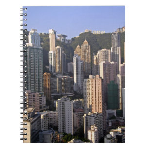 Cityscape of Hong Kong, China Notitieboek