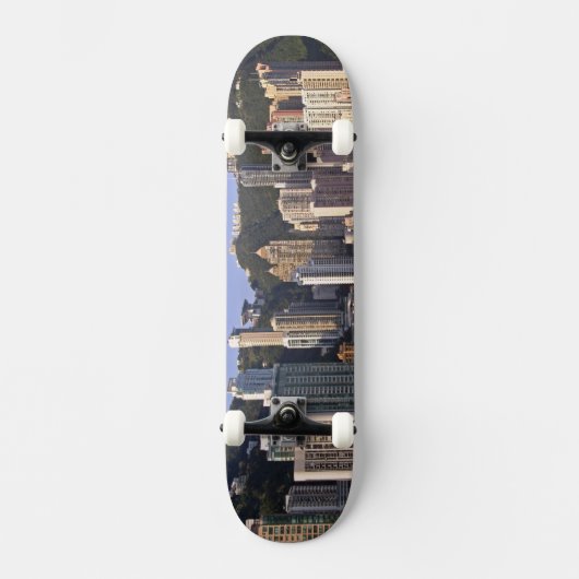 Cityscape of Hong Kong, China Skateboard (Voorkant)