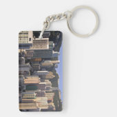 Cityscape of Hong Kong, China Sleutelhanger (achterkant)
