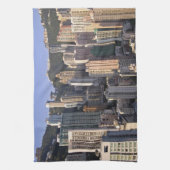 Cityscape of Hong Kong, China Theedoek (Verticaal)