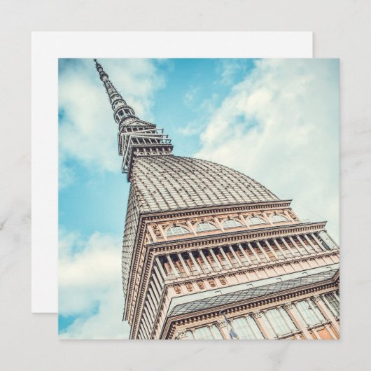 Cityscape of Mole Antonelliana, Turijn, Italië (Voorkant / Achterkant)