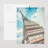 Cityscape of Mole Antonelliana, Turijn, Italië Briefkaart (Voorkant / Achterkant)