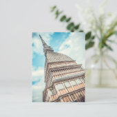 Cityscape of Mole Antonelliana, Turijn, Italië Briefkaart (Staand voorkant)