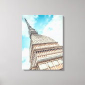 Cityscape of Mole Antonelliana, Turijn, Italië Canvas Afdruk (Voorkant)