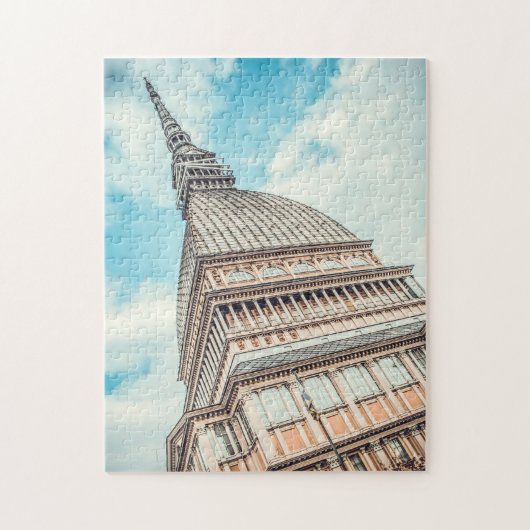 Cityscape of Mole Antonelliana, Turijn, Italië Legpuzzel (Verticaal)