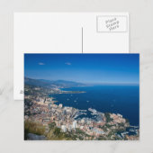 Cityscape of Monaco briefkaart (Voorkant / Achterkant)
