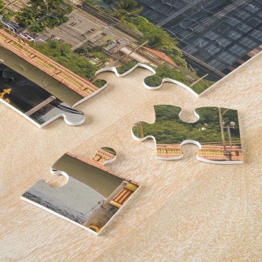 Cityscape of Recife, Pernambuco Brazilië Legpuzzel (Zijkant)