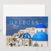 Cityscape of Santorini, Griekenland Bedankkaart (Voorkant / Achterkant)