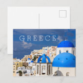 Cityscape of Santorini, Griekenland Briefkaart (Voorkant / Achterkant)