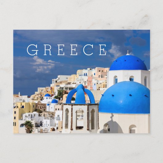Cityscape of Santorini, Griekenland Briefkaart (Voorkant)