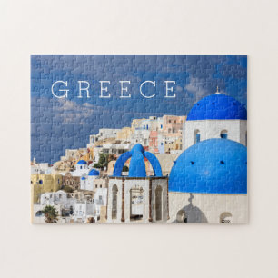 Cityscape of Santorini, Griekenland Legpuzzel