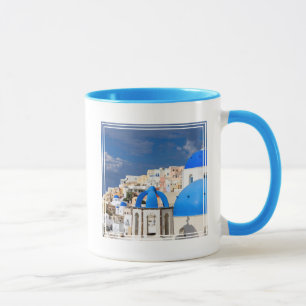Cityscape of Santorini, Griekenland Mok