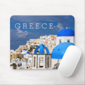 Cityscape of Santorini, Griekenland Muismat (Met muis)